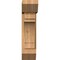 Ekena Millwork Merced Slat Smooth Bracket w/ Offset Brace, Western Red Cedar, 7 1/2"W x 22"D x 30"H BKT0806X22X30MRC06SWR - alternate 2